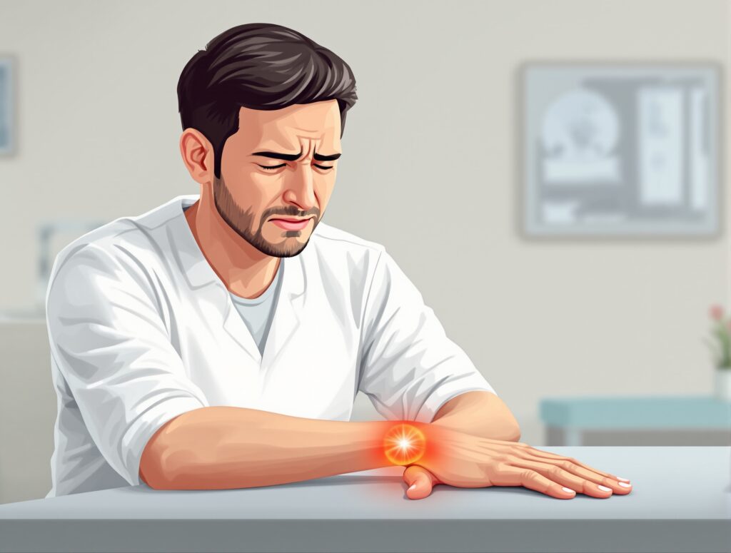 douleur au poignet quand je m'appuie dessus