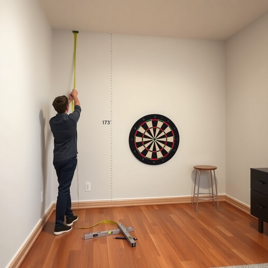 hauteur cible flechette